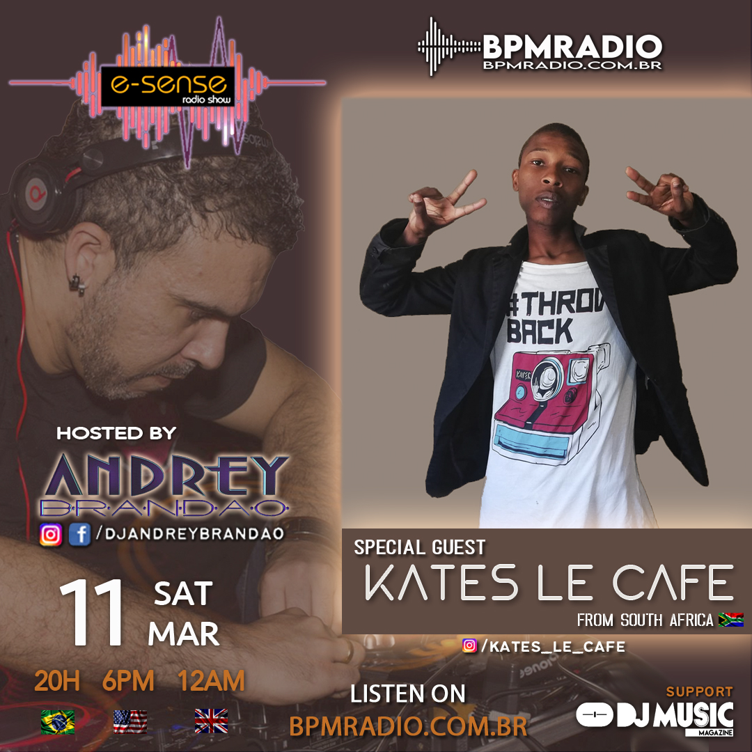 Neste Sábado, às 20h, Guest DJ Kates Lè Cafè na 99ª edição do E-Sense Radio Show! Imperdível...
<a href="/Kates_le_cafe/">Kates Le Cafe</a> 

bpmradio.com.br