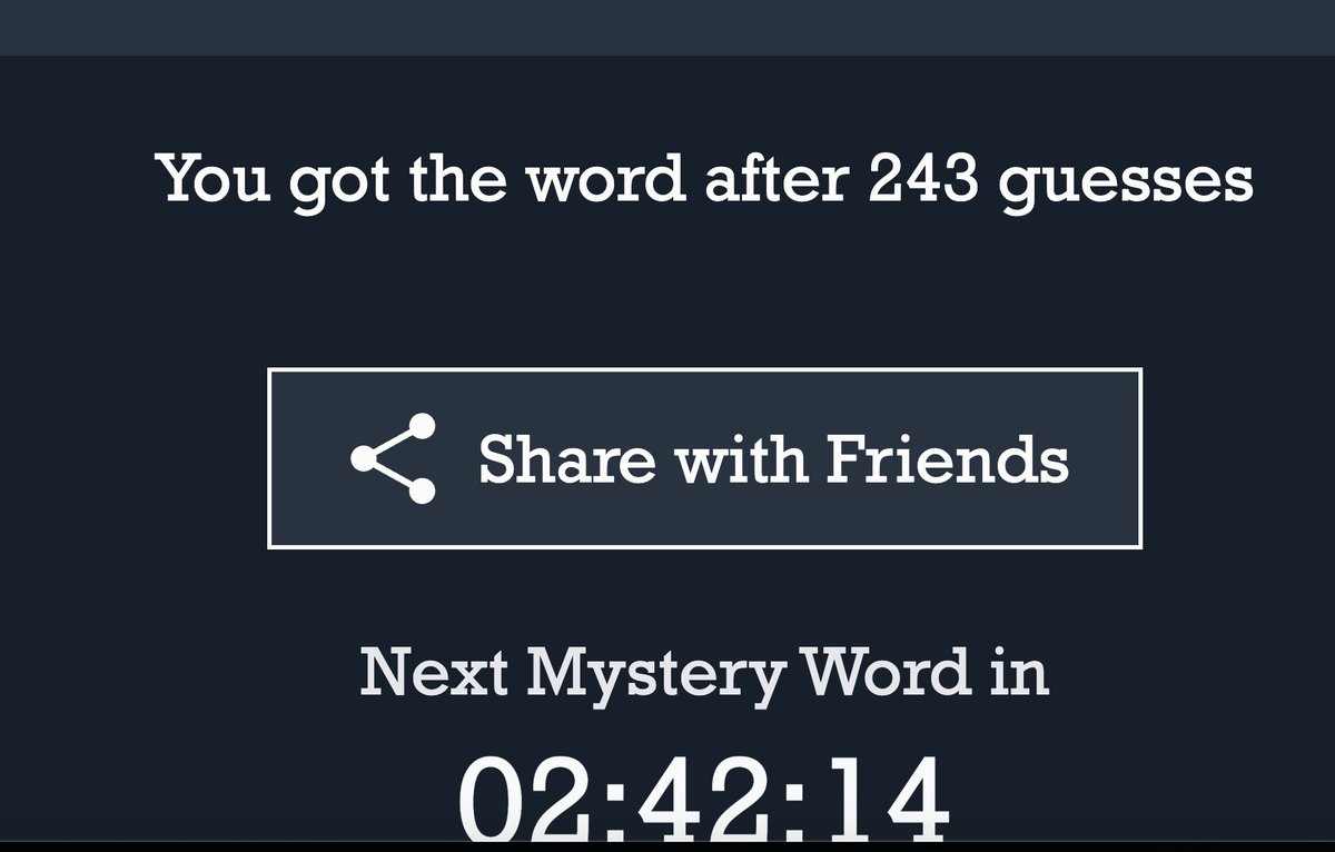 This was pain 😤 Wordle is much easier than this