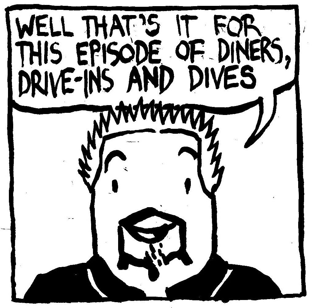 New comic on Patreon! patreon.com/posts/guy-fier… Subscribe to see the full comic! Also subscribe to see my rankings of the nation's oldest ferris wheels.