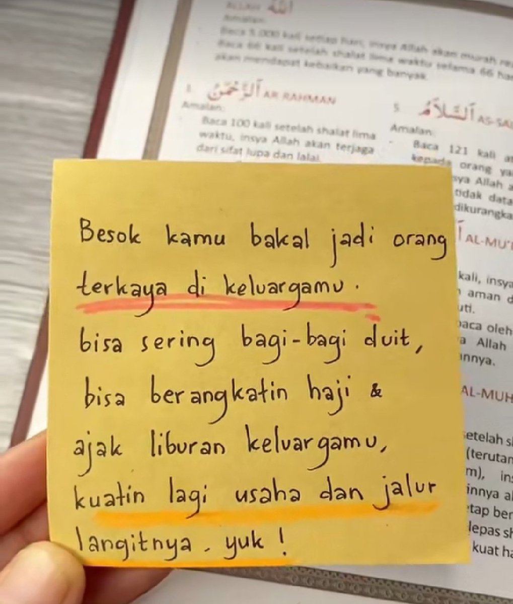 Aamiin. 
Yuk semangattt!!