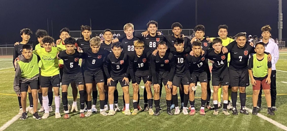 CardinalSoccer's tweet photo. Hard physical game as always Vs @LFHSBoysSoccer Best of luck in the playoffs! Good game going into playoffs! https://t.co/uq8FbjIC5r
