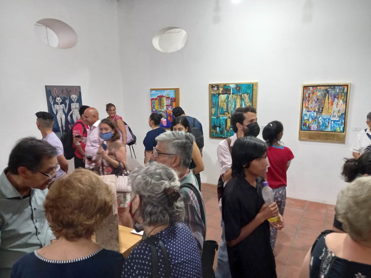 SoyJosef0's tweet photo. Festival Mujeres Hilvanando Ideas 2023. Inauguración. Casona Spencer. Cuernavaca.
#arte #cultura #casonaspencer #exposicionesdearte #poesía https://t.co/J25O2xJD7D