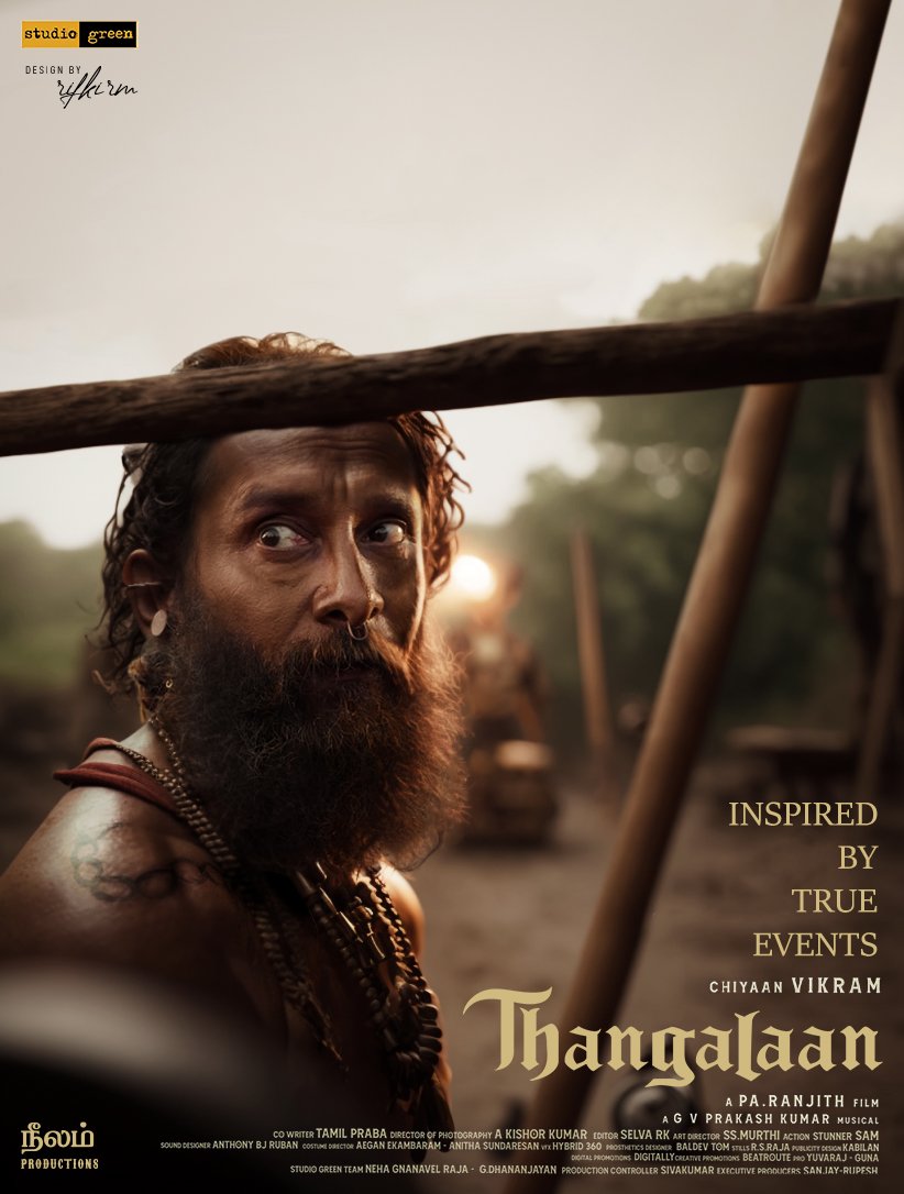 INBAEVERTON67's tweet photo. #Thangalaan - Fan Made Poster 🔥

#ChiyaanVikram https://t.co/YcGm51k1EI