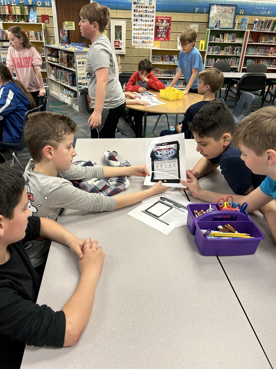 Babler Elementary Library tweet media