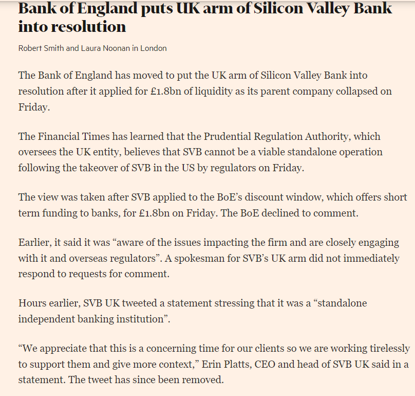 🚨 BANK OF ENGLAND MOVESTO RESOLVE SILICON VALLEY BANK UK

details only on FT w/ @LauraNoonanFT ft.com/content/8867ca…