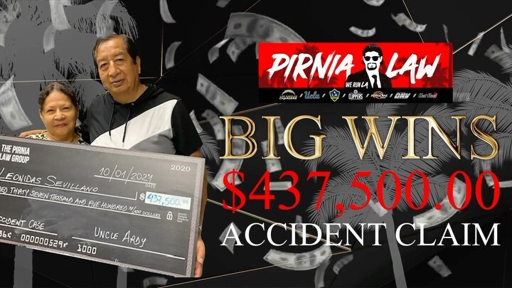 uncle_ardy's tweet photo. 💰 BIG WINS - $437,500 accident claim with the @pirnialawgroup! #pirnialaw @uncle.ardy @consult_mga https://t.co/CsfnfHMqQw https://t.co/Sm6kZPd614