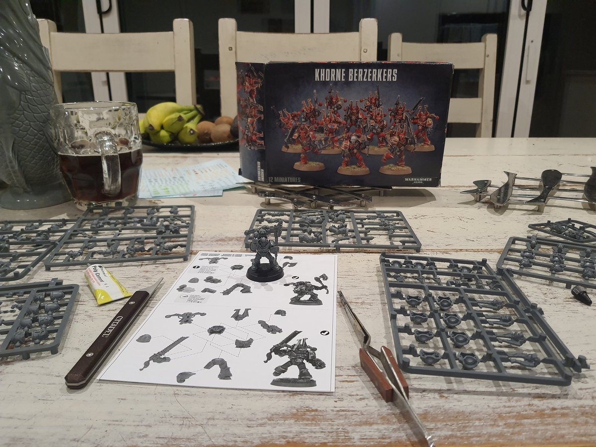 A Friday night session these days is a beer whilst making new <a href="/warhammer/">Warhammer Official</a> additions for a battle with No1 child....and I am so not complaining!
