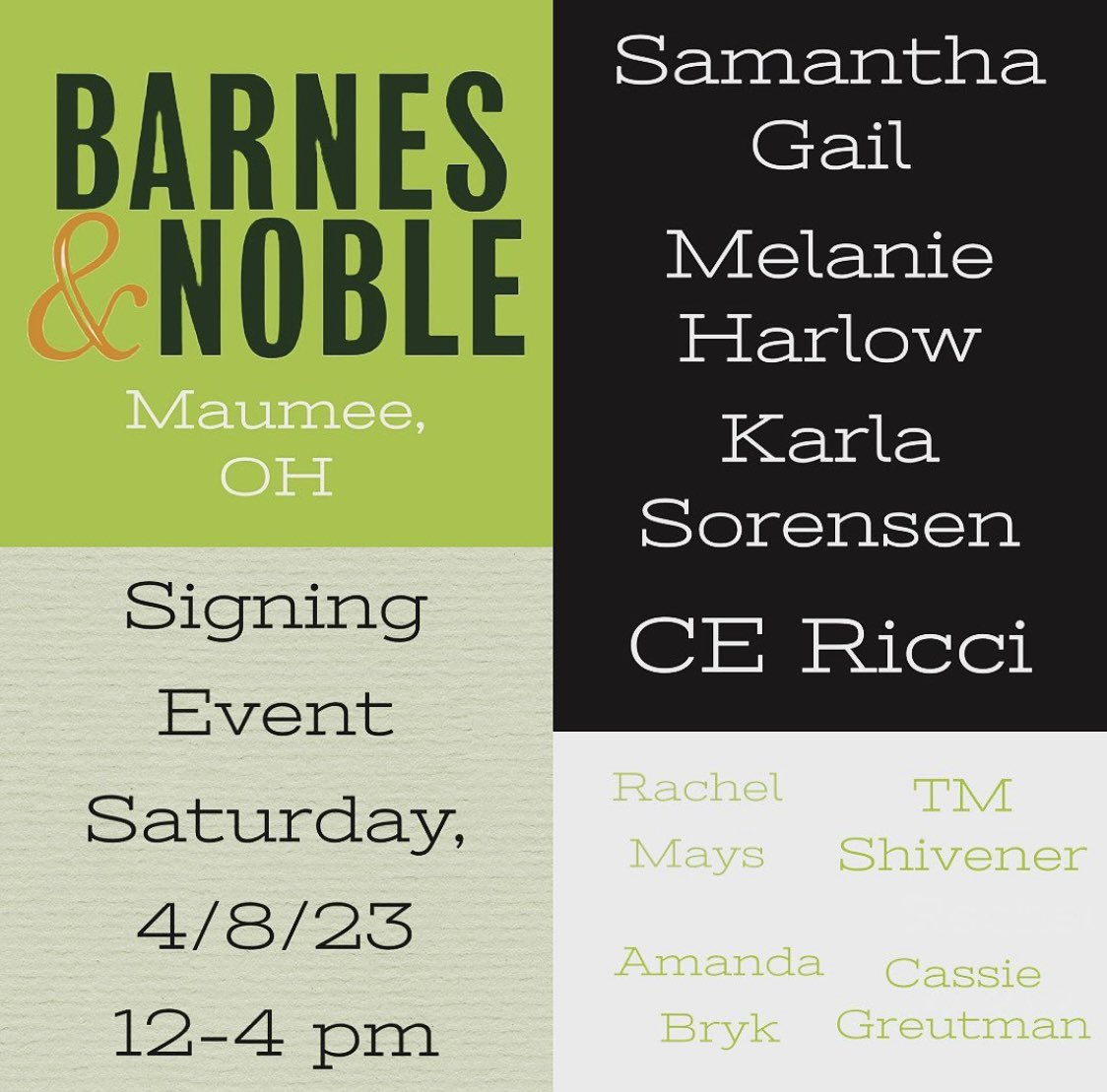 We are having a signing event!

Featuring debut author Samantha Gail and her novel Pay the Price

#booktok #ohiobooktok #maumee