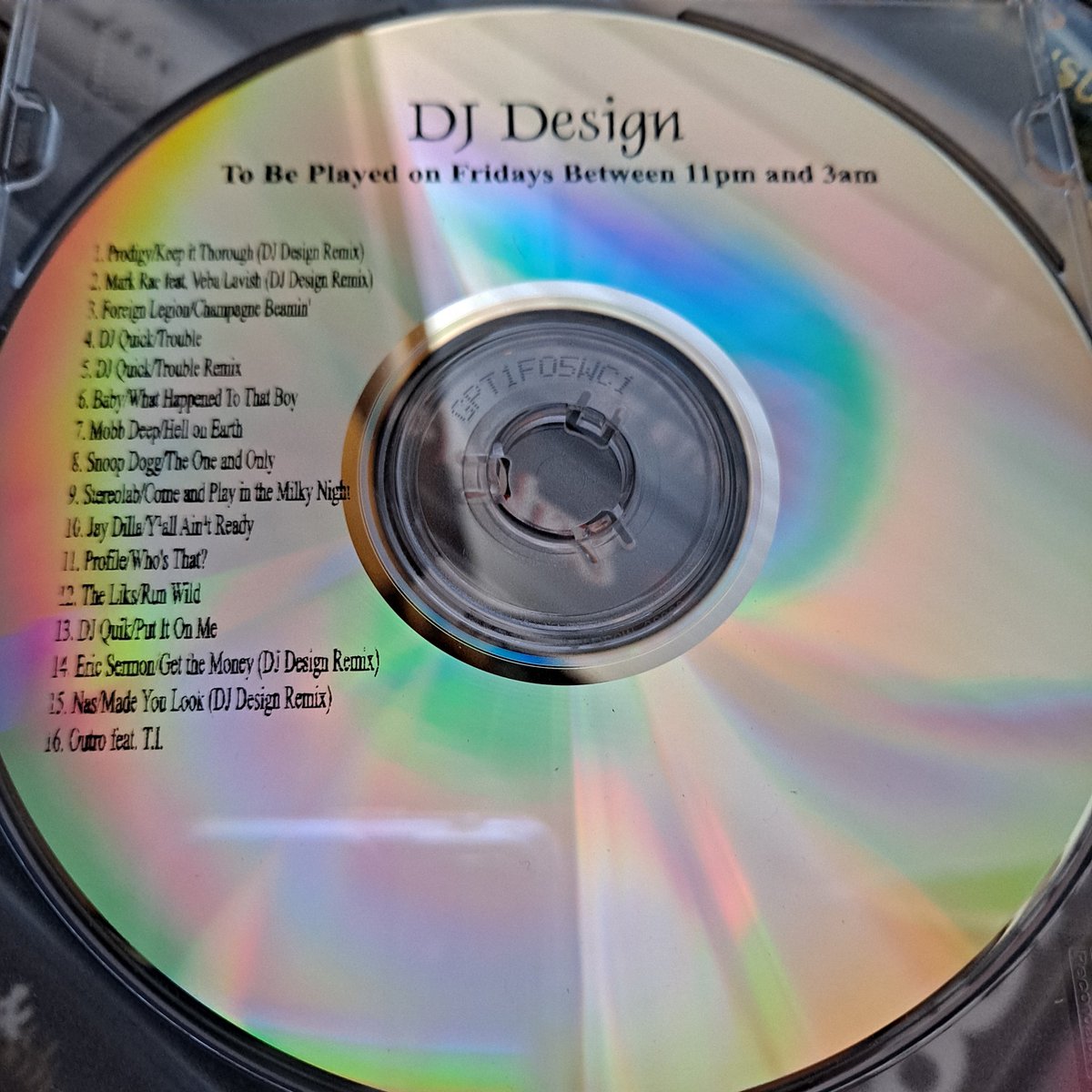 DJ Design - To Be Played On Fridays Between 11pm And 3pm 

#djdesign #remixes #prodigy #foreignlegion #djquick #baby #mobbdeep #snoopdogg #sterolab #jaydilla #theliks #ericksermon #nas #hiphop #mixtape 

@DJDesign90