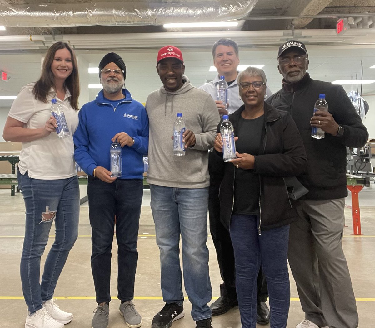 Fun trip to meet the founders of Pahhni Alkaline Water: Dr. Satinder Bharaj, Erik Loomis and his wife Marsha. Got to see how things worked and got set up with water for the month! ⁦@Pahhniwater⁩