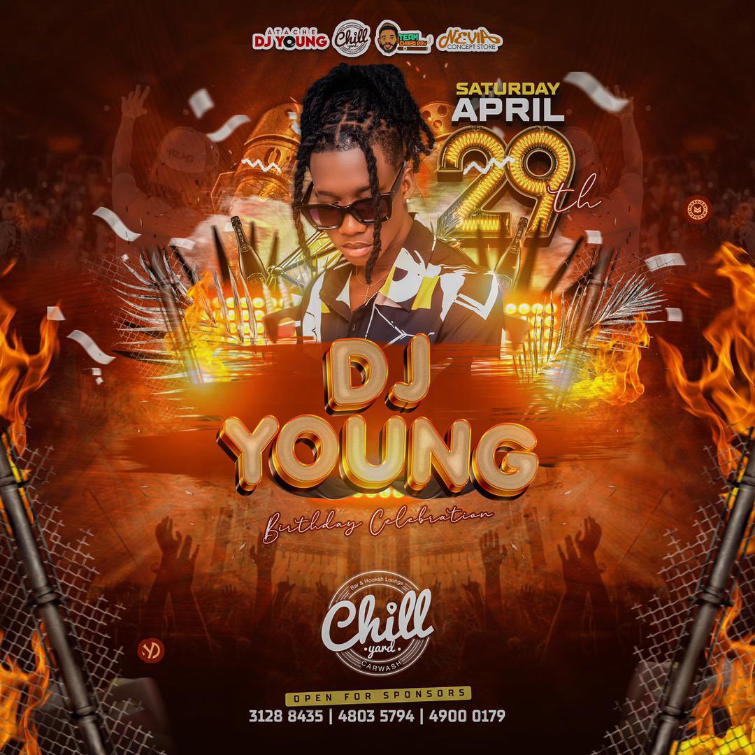 djmightcrack's tweet photo. We spent a lot of times, energies and passions to anounce and bring  the *DJ YOUNG'S BIRTHBAY CELEBRATION* 🎉 2ND EDITION to you. 
⏳🚦#atachedjyoung
@djyoung_509 @chillyard21 @teamchapo_pay @nevia_concept_store #postandshare✨ https://t.co/LgxzXZfzuv