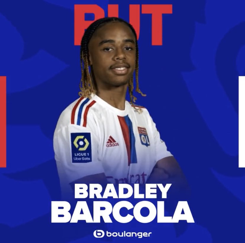 OLbuteurs's tweet photo. Bradley BARCOLA 🇫🇷

+ 1 but ⚽️
• Saison en cours : 2e (5 buts)
• Effectif actuel : 8e (5 buts)
• Classement général : 52e (5 buts)

#TeamOL #OL #LOSCOL https://t.co/9SIYY2IDmZ