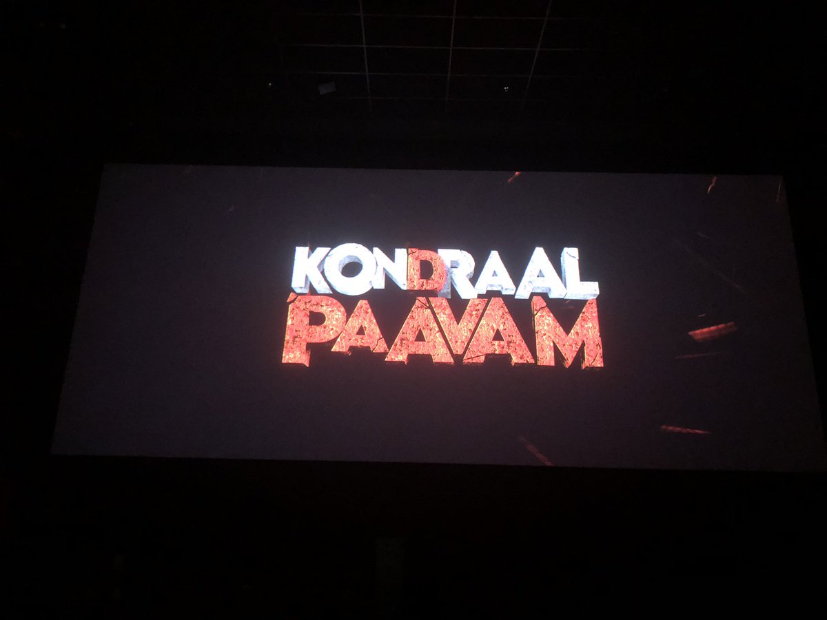 Had tears in my eyes at the end of the movie ! @varusarath5 @dayalpadmanaban @Santhoshprathap @easwarirao @charle @tigerthangadurai @sendrayan #Kondralpaavam #bestscreenplay #Beststory