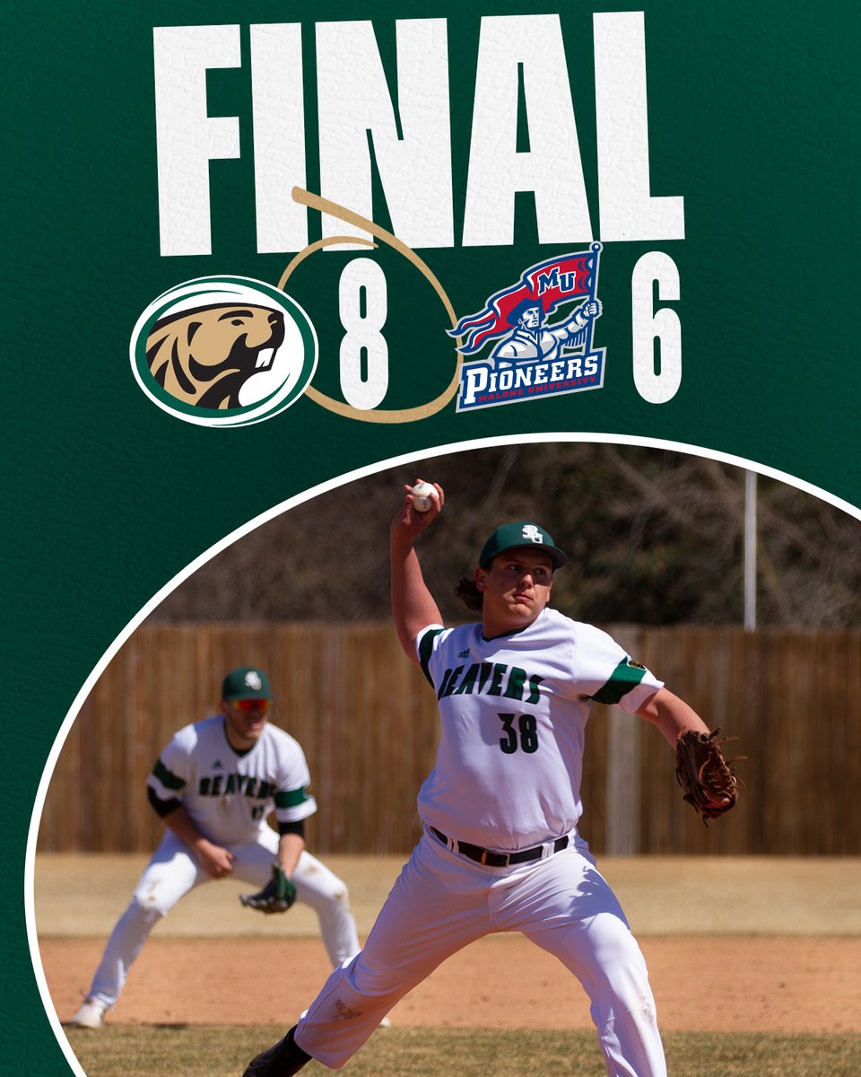 BSUBeaversBase's tweet photo. Beavers get their first W!!

Beavers earn an 8-6 victory over Malone in Tucson.

#GoBeavers #BeaverTerritory https://t.co/4WNyYjCr5A