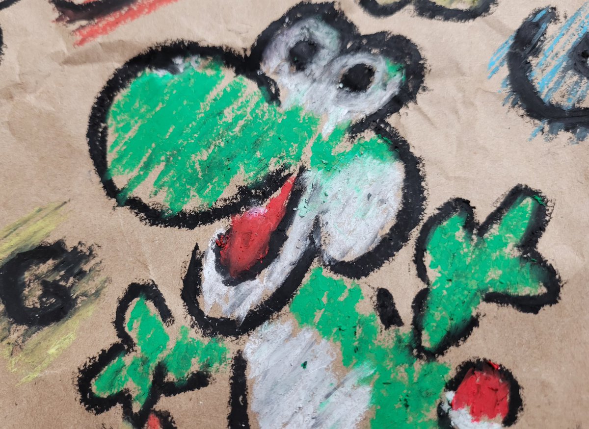 StayIzzy22462's tweet photo. #MAR10Day #MARIODay #MarioMovie
Thought I should do some artwork for Mario Day this year. This piece goes out to my favorite Mario character. Yoshi has always been the funnest character to draw for me ever since I first played Yoshi's Story. https://t.co/jozppE2LR8