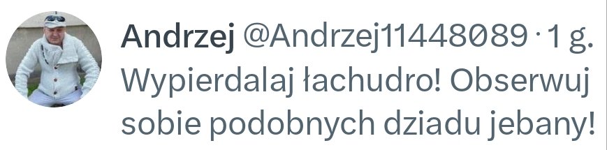 PolskiDumnyZyd's tweet photo. Taką oto wiadomość prywatną dostałem od tego "jegomościa"...
#polskicham #cham #prostak #gbur #hejt #polskikatol #typowypisior #PiS https://t.co/LsoK4w6EoS