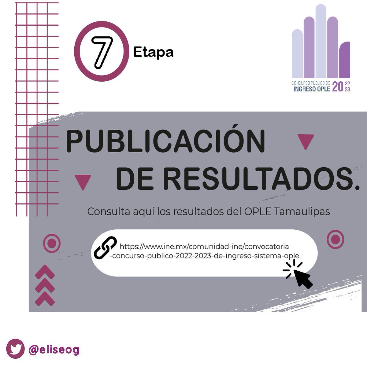 eliseog's tweet image. 📢 #SPEN Concurso Público 2022-2023 
¡Consulta aquí las listas de resultados finales del #OPLE #Tamaulipas   👩🏻‍💻🧑🏻‍💻 👇
🔗ine.mx/comunidad-ine/…