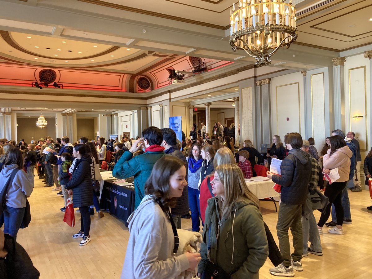 UWConstellation's tweet image. Another successful #MyUWDay despite a snow storm! Thanks to all of our students and parents who attended.  #UWConstellations #humanitiesforall #humanitiesamplified