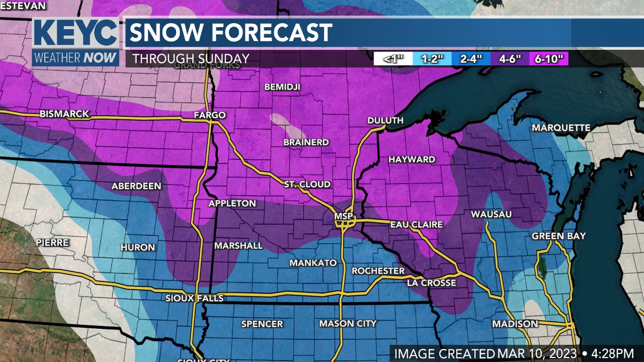 KEYC First Alert Weather on Twitter "Here's the latest snow forecast