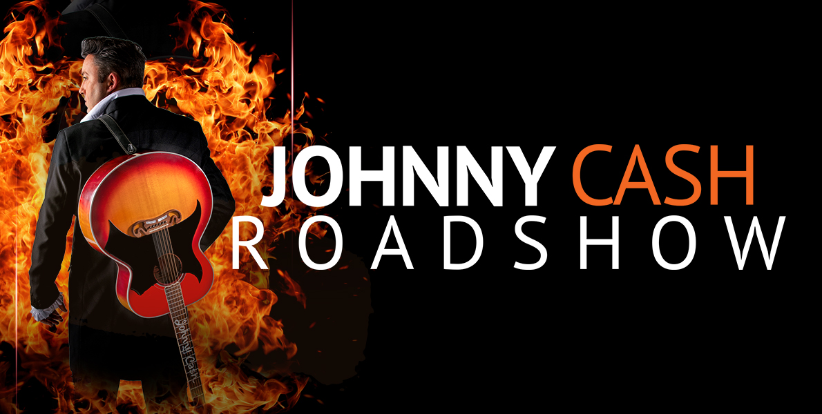 ExchangeDorset's tweet photo. Sat 29th Apr  'Johnny Cash Roadshow' fronted by multi-award winning singer, songwriter and producer Clive John is back with ‘Through The Years’ tour, a new show celebrating the light and shade of Cash’s repertoire. Tickets from Box Office 01258 475137 or https://t.co/UzVPu1wuhV https://t.co/okviOG2uZN