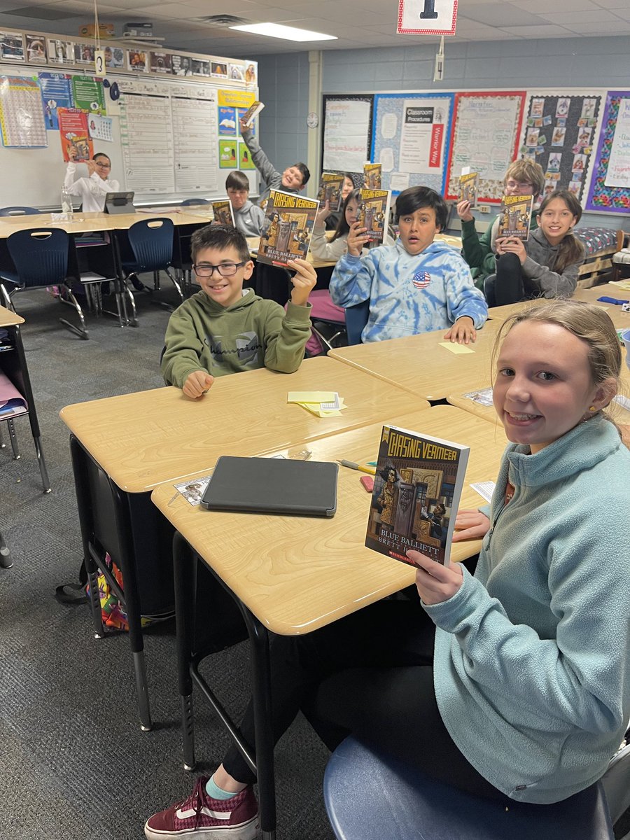 Mrs. Anderson’s 5th grade reading class are reading to solve puzzles, decode messages, and break the pentomino codes thanks to a grant from HEF.