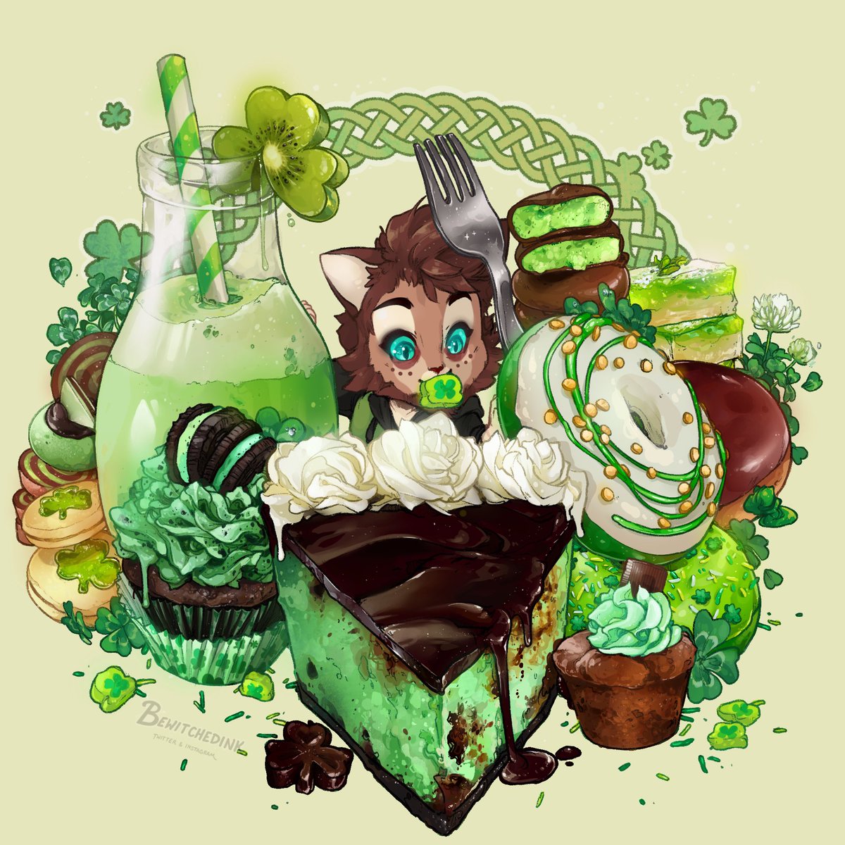 「 ST. PATRICK'S SWEETS  Flat 150 Multiple」|☾ WITCH ☾のイラスト