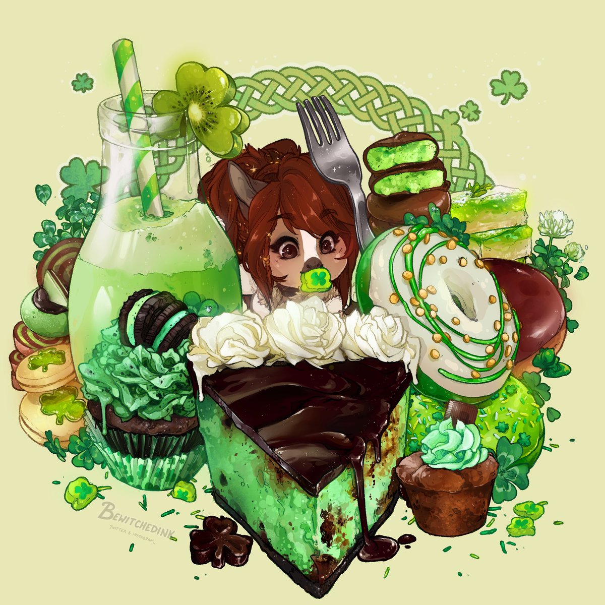 「 ST. PATRICK'S SWEETS  Flat 150 Multiple」|☾ WITCH ☾のイラスト