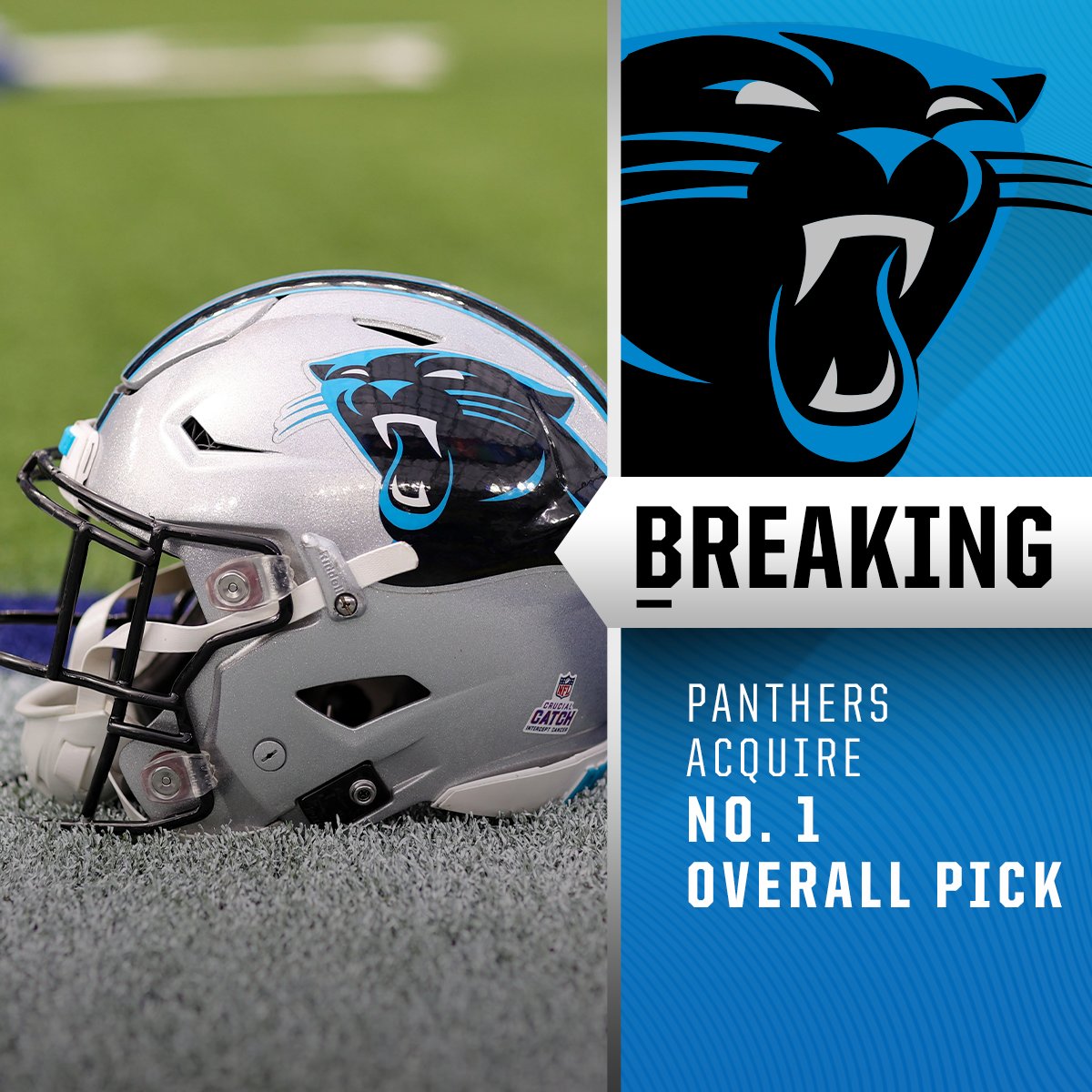 NFL (@nfl) on Twitter photo BREAKING: Bears trading No. 1 overall pick in 2023 NFL Draft to Panthers. (via <a href="/RapSheet/">Ian Rapoport</a>) BREAKING: Bears trading No. 1 overall pick in 2023 NFL Draft to Panthers. (via <a href="/RapSheet/">Ian Rapoport</a>)