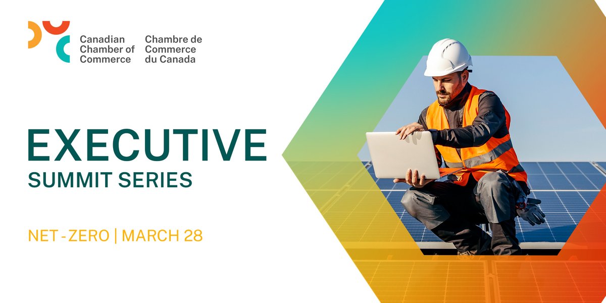 CdnChamberofCom's tweet photo. Are you ready to join the conversation on Canada’s path to a net-zero future? 🌍 

Secure your seat at our upcoming Executive Summit on Net-Zero on March 28.

*Limited spots available – register now!

https://t.co/2aPMWGkwx1 https://t.co/1ZuQ0DLTOC