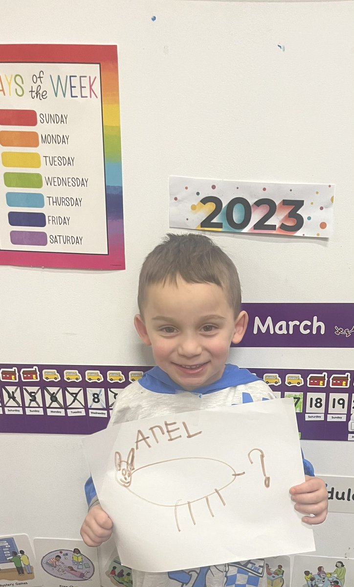 What a busy week these preschoolers had at GF! Play planning, make believe play, making collections, ST Math and the FUN BUS made for a fun filled week! We also had a missing cat in Ms. Krista’s class.. so we hung posters until he was found at our pet adoption center!