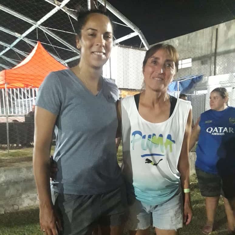 Junto a vanina Correa.