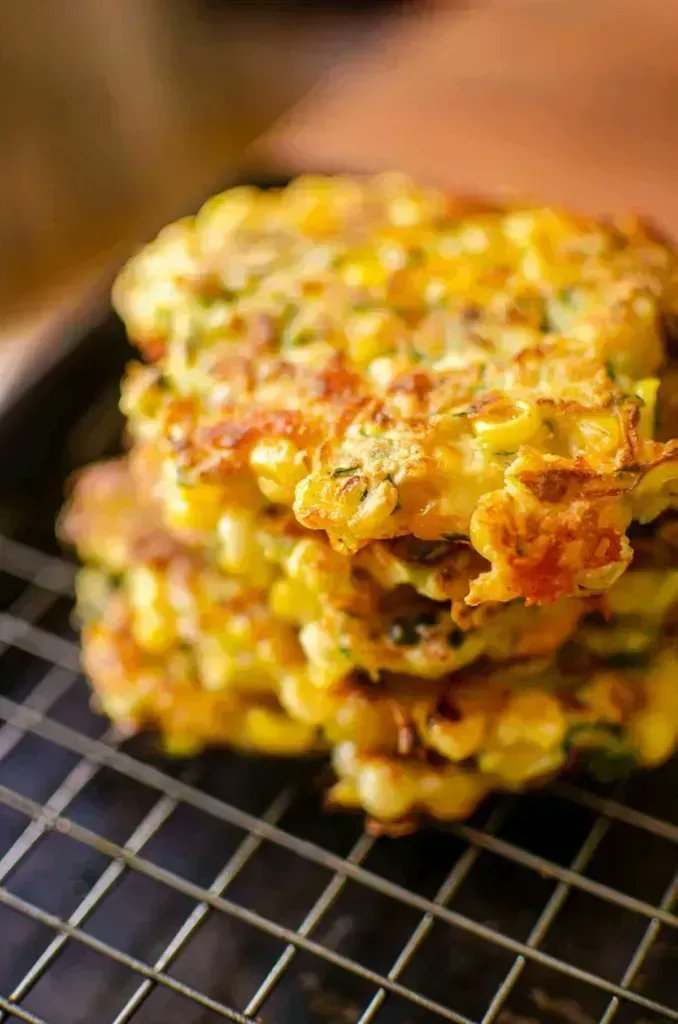 Living_Lou's tweet photo. You’ll love these corn and zucchini fritters! 

Made with fresh corn, shredded zucchini, cheddar cheese and green onions. 

RECIPE: https://t.co/FnUp0P1Aoa
#recipe #deliciousfood https://t.co/vb5ZdkwbhB