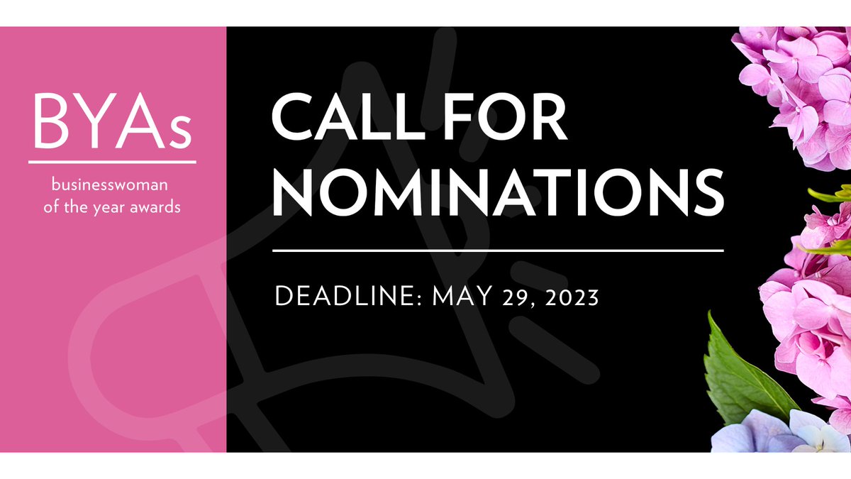 🌟 Did you know that #BYA Nominations are ongoing until May 29th, 2023, &amp; can be accepted by anyone in the community, not just WBN members? Visit or pass along thebyas.ca to your networks today.