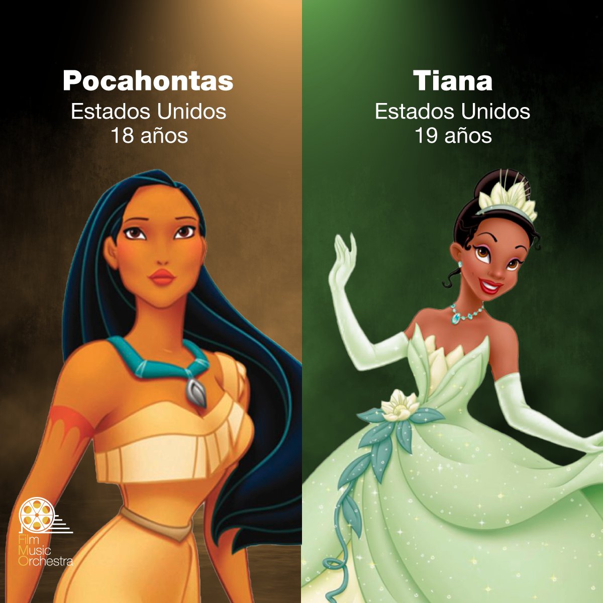 😜Las mejores curiosidades sobre princesas, parte 2.🎞️❤️
 . 
. 
. 
.
 #film #cinema #actor #love #hollywood #movies #art #music #cine #bogotá #colombia #orchestra #filmmusicorchestra #soundtrack #princesas #princesasdisney #rapunzel #Mulan #merida #elsa #princesasana #moana