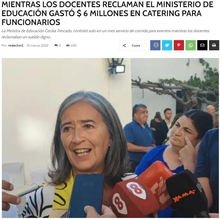 adrzuss's tweet photo. Para los docentes no hay plara, el gobernador @sergiounac dice que somos una provincia pobre, pero hicieron una FNS donde gastoron una fortuna, algo que no se condice con la "condición de pobreza" de la provincia y ahora sale a luz esto... en que quedamos??? https://t.co/3ZWVsKZrOn
