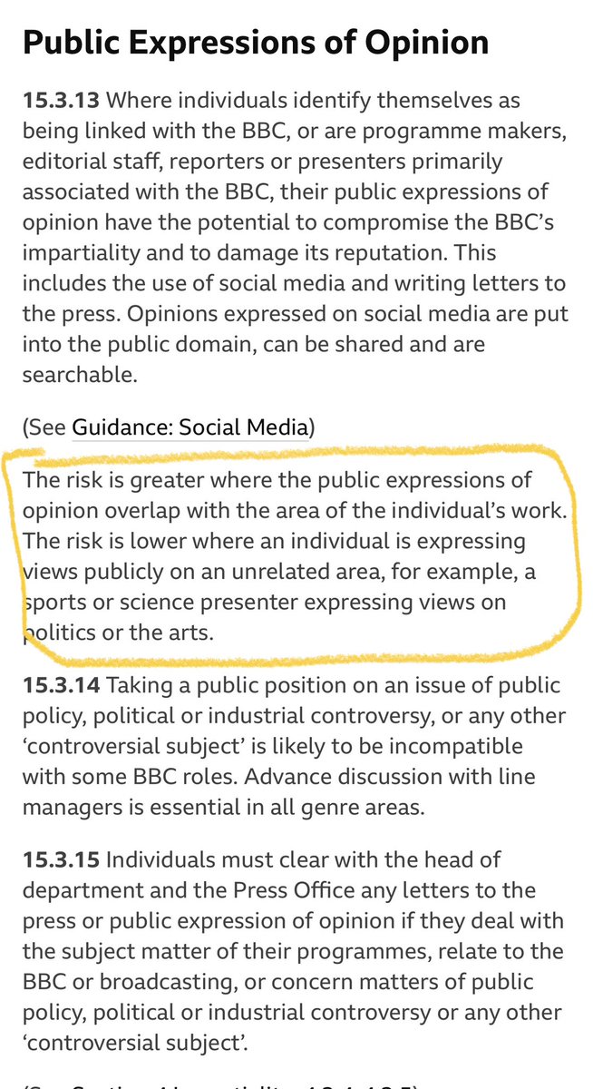 Sam Freedman (@samfr) on Twitter photo These are the BBC rules on social media and it is v hard to see how Lineker broke them. (Via <a href="/kitandrew1/">Kit Andrew</a>) These are the BBC rules on social media and it is v hard to see how Lineker broke them. (Via <a href="/kitandrew1/">Kit Andrew</a>)