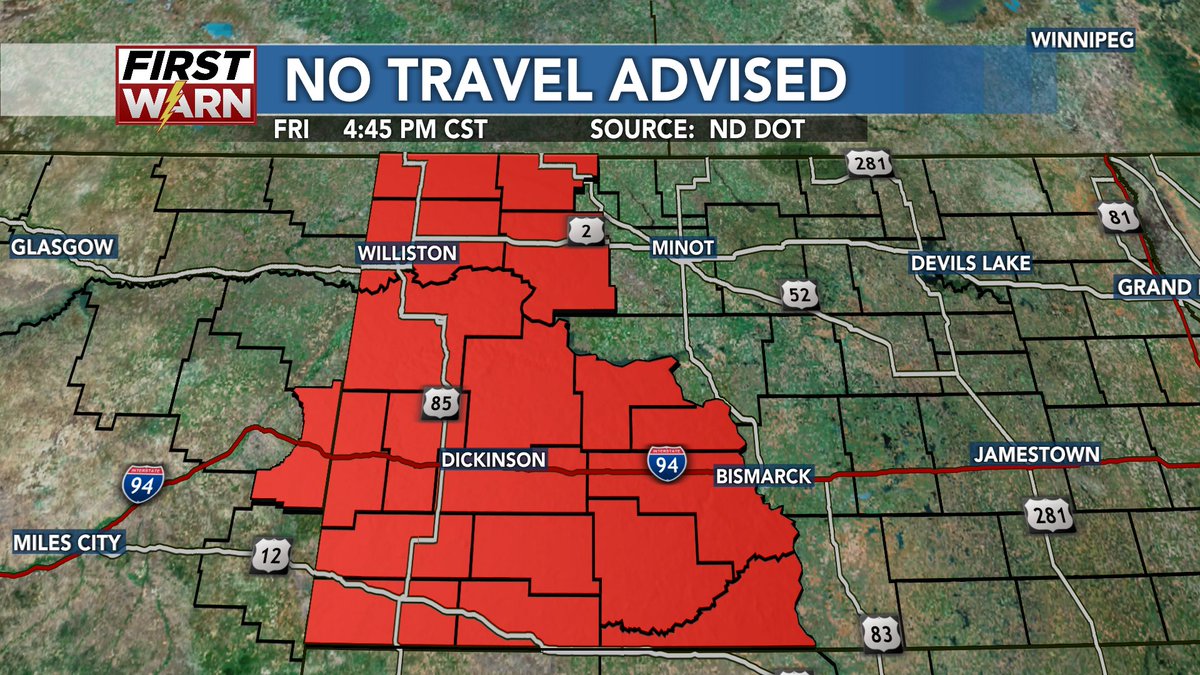 KMOT on Twitter: "DOT has has extended the No Travel Advised to