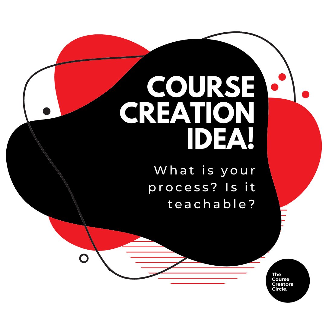 thecoursecircle's tweet image. What is your work process like? 

Is it a normal process, or one that is used only by you? 

How would you teach it to someone else who wanted to follow in your footsteps?

#eduprener #courseideas #coursecreator