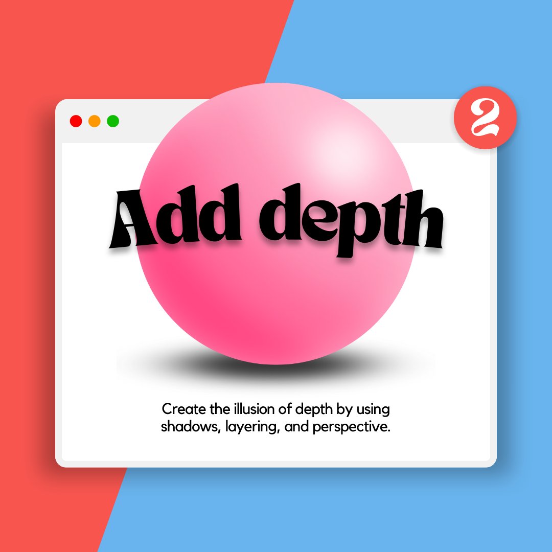 CustomFitOnline's tweet image. Simple tricks to make your designs stand out 💥

#design #designer #simpletricks #tips #tricks #designtips #depth #contrasting #negativespace #textures