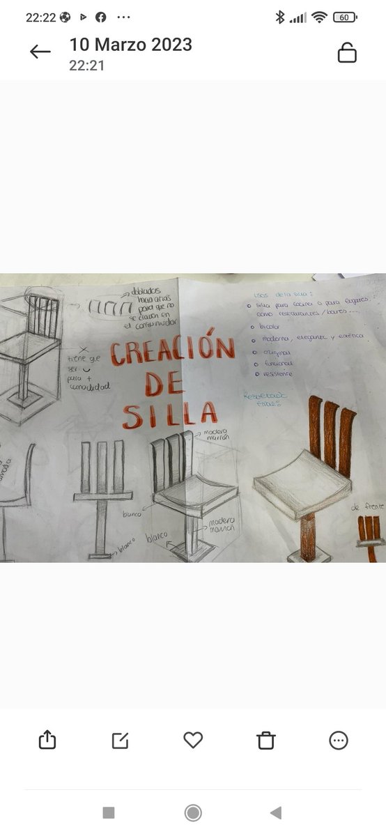IES_mnndz's tweet photo. #bachilleratodeartes #lasartesnosonmanualidades
Diseños de sillas, alumnado de 2°Bachillerato de Artes. Bravo!!!  👏 https://t.co/eed5Whs1pk