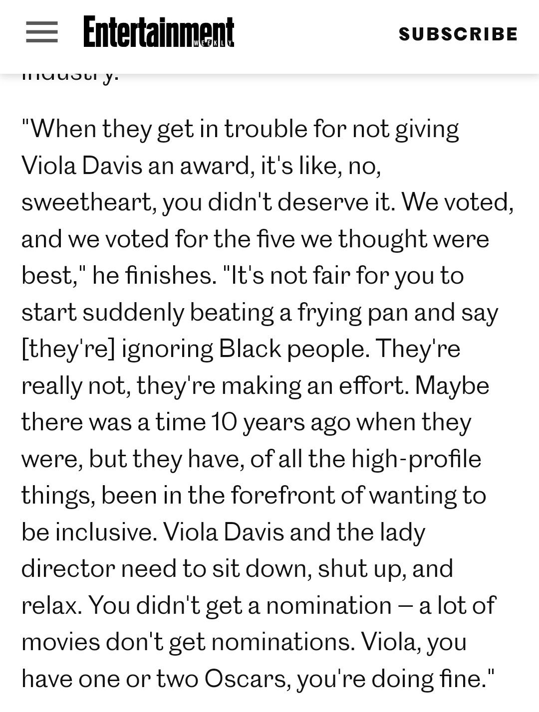 Ahmed/The Ears/IG 🇸🇴 on Twitter "Anonymous Oscar Voter