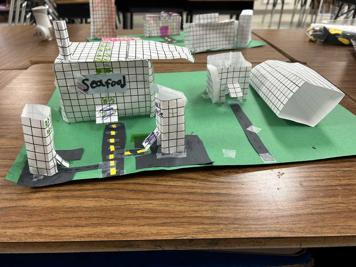 Mrs_Smith_Teach's tweet photo. Here are some of the many AWESOME Volume City projects! #TheGISDEffect #math #VolumeCity #theweekendcity https://t.co/aGRAstCAP1