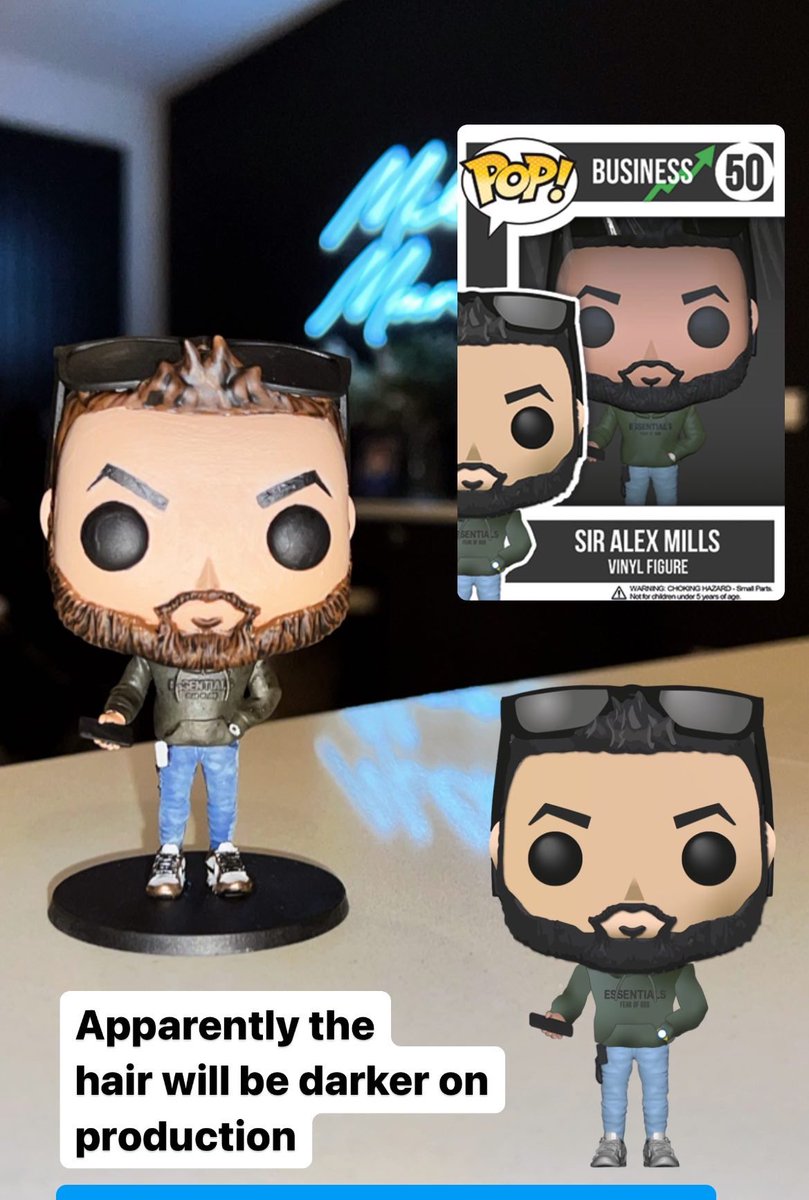 The hair will be darker but if you or your kids like Funko Pop then this will be the coolest figure 😎