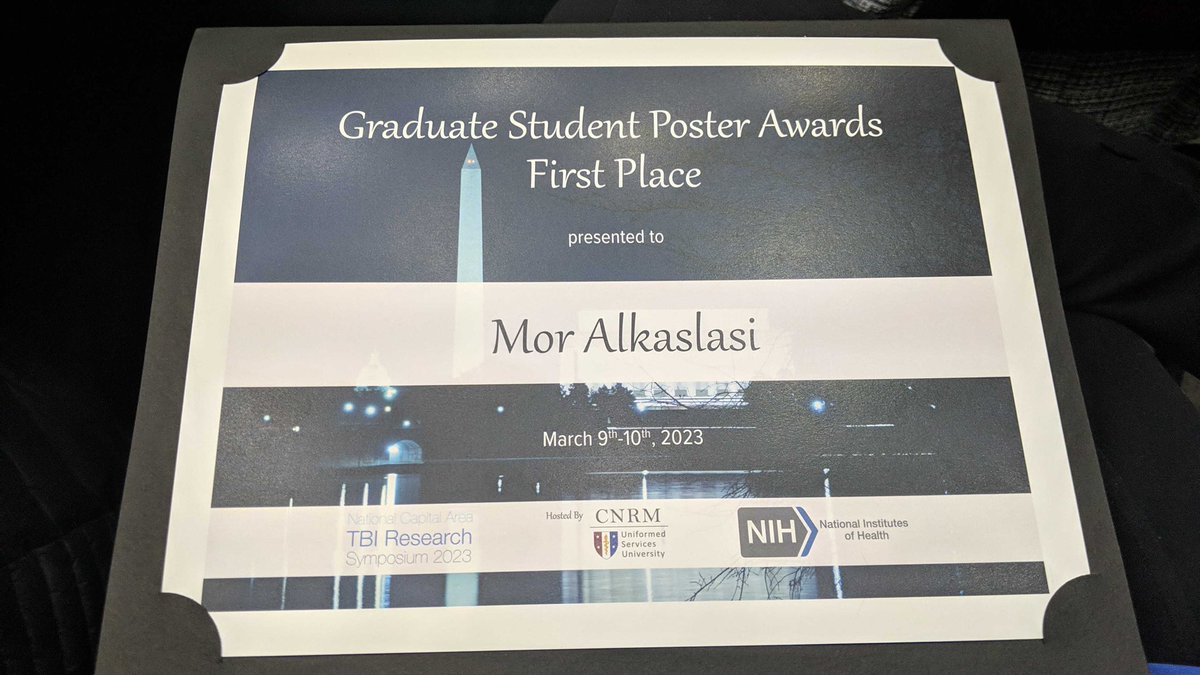 Claire Le Pichon (@clairelepichon) on Twitter photo So proud of <a href="/MorAlkaslasi/">Mor Alkaslasi</a> and <a href="/elizalloyd_/">Eliza</a> for presenting their work at #2023_TBISYMP. Congrats <a href="/MorAlkaslasi/">Mor Alkaslasi</a> for best poster award! #proudPI @CNRMstudies #reThinkTBI So proud of <a href="/MorAlkaslasi/">Mor Alkaslasi</a> and <a href="/elizalloyd_/">Eliza</a> for presenting their work at #2023_TBISYMP. Congrats <a href="/MorAlkaslasi/">Mor Alkaslasi</a> for best poster award! #proudPI @CNRMstudies #reThinkTBI
