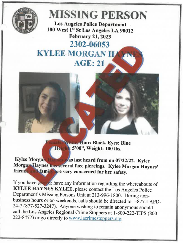 LAPD Missing Persons Unit tweet media