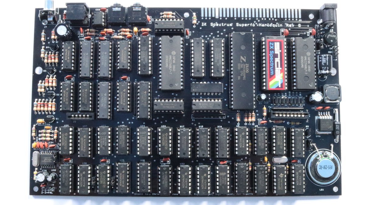 RetroCompShack's tweet image. ZX Spectrum 48K Superfo Computer built from scratch. Will add more info on my YouTube channel, when I get time. Regards, Ian.
youtube.com/watch?v=F6KSpu…