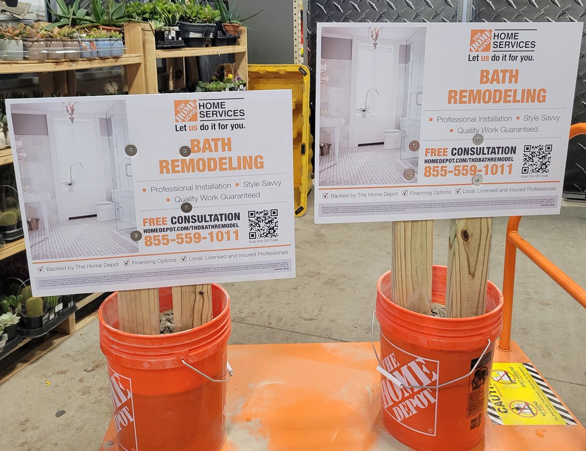 Let's Get The Word Out There‼️ <a href="/HomeDepot/">The Home Depot</a> @HomeServicesTHD 
#BathroomRemodeling 🚿🛁🚽🛠‼️‼️