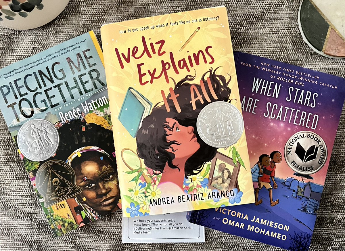 teaching_bliss's tweet image. So incredibly grateful- @amazon sent me these beautiful books for my #classroomlibrary and I couldn’t be happier with their selections! 📚♥️
#DeliveringSmiles gets an A+!!