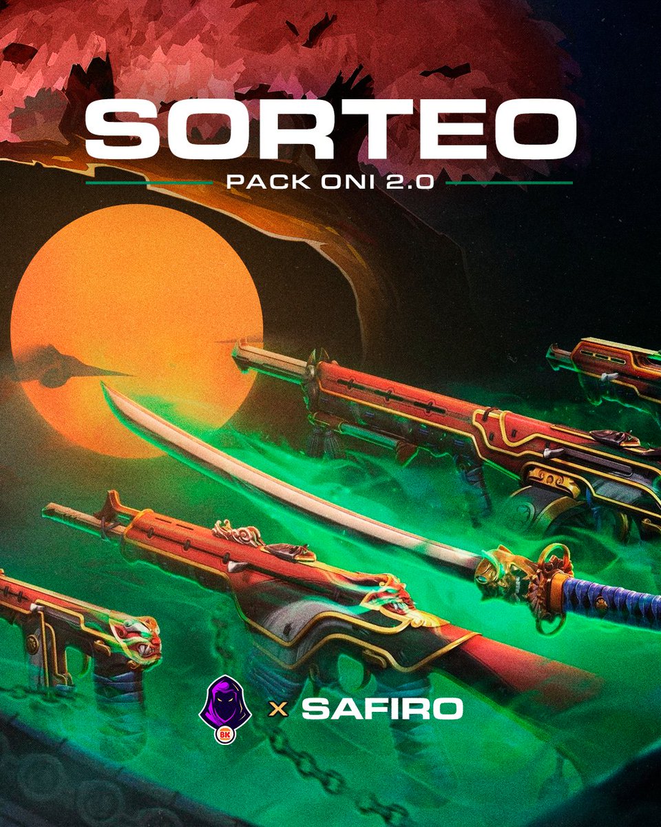 SafiroVT's tweet image. 🎁 SORTEO PACK ONI 2.0 🎁

Requisitos para participar: 

1⃣ Seguir a @safiroVT &amp;amp; @UndeadGamingOK 
2⃣ Dar RT y like a este tweet
3⃣ Mencionar a 2 amigos

El sorteo finaliza el lunes 20/03. 🍀