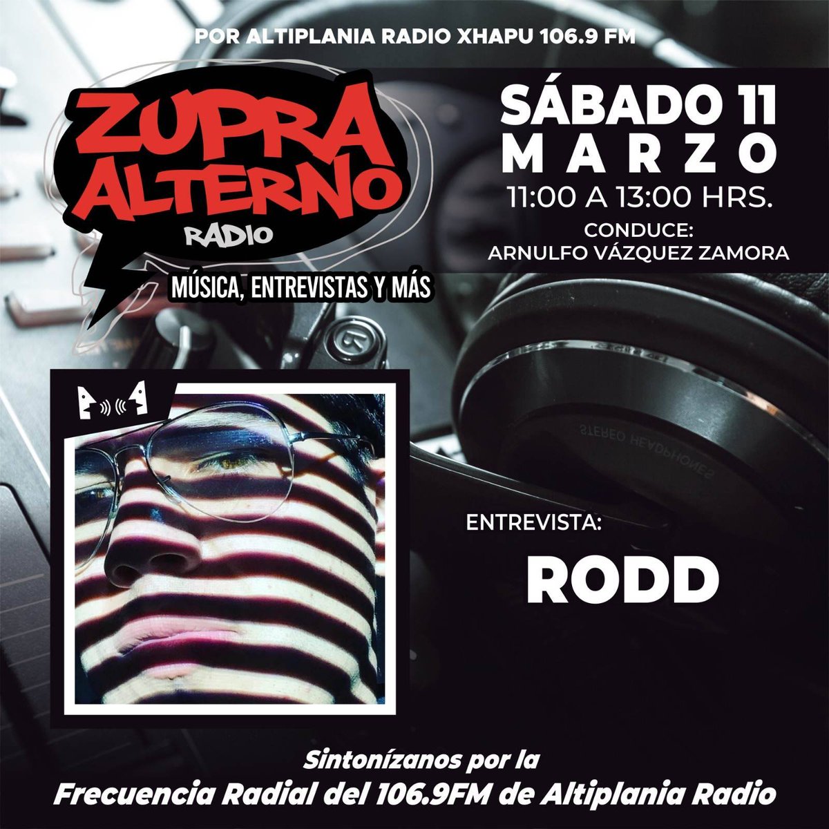 ARNULFOVAZQUEZ's tweet image. #ALTERLATINPOP #SAHAGUNCITYRULES #ZUPRAALTERNO #ROCKYOTRASALTERNATIVAS #SABADO11MARZO #APARTIRDELAS11DELAMAÑANA #ALTIPLANIARADIO106PUNTO9FM #ENTREVISTA #RODD #LATELYSINGLEREALEASE #CONDUCEARNULFOVZ #DGPHYAYOL #SAHAGUNENSES #MX2023

radioytelevision.hidalgo.gob.mx/pag/radiotepea…